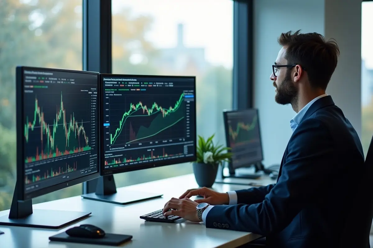 a person making financial planning strategies