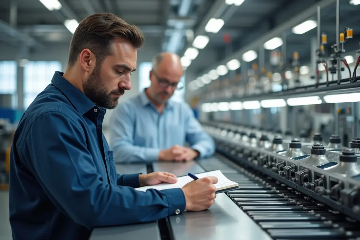 entrepreneur learning manufacturing basics to launch new business successfully