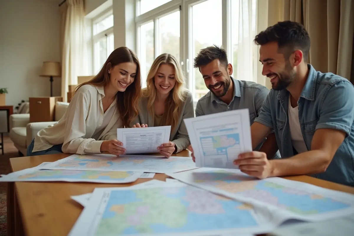 family following helpful tips before relocating to a new state