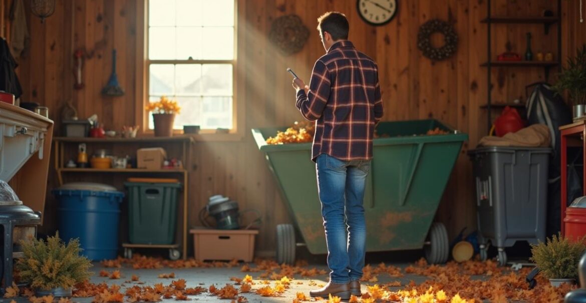Dumpster Rental for Fall Garage Cleanouts